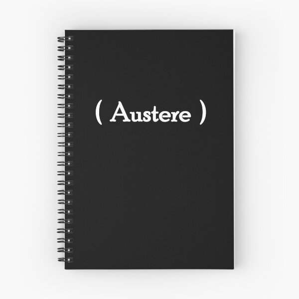 Item preview, Iconic Label - "Austere" White Lettering designed and sold by cousinbessie.
