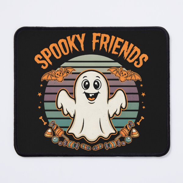 Item preview, Spooky Friends Cute Ghost Halloween Retro Vintage designed and sold by dragonbol023.