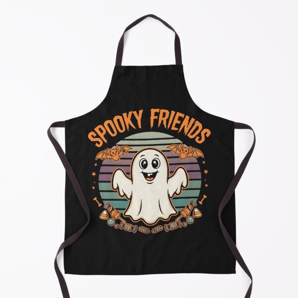 Item preview, Spooky Friends Cute Ghost Halloween Retro Vintage designed and sold by dragonbol023.