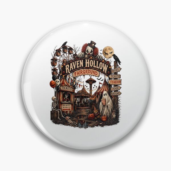 Item preview, Raven Hollow Fairground Haunted Carnival Halloween designed and sold by Pet Designs.