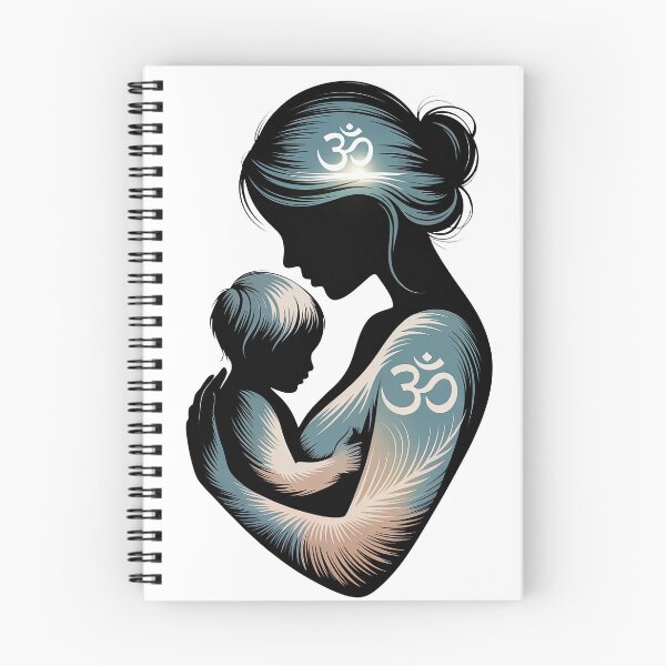 Item preview, Mother And Baby Tender Embrace Silhouette designed and sold by 108stillness.