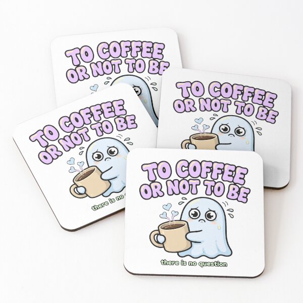 Item preview, Funny Ghost Halloween Coffee Lover designed and sold by Tininai.