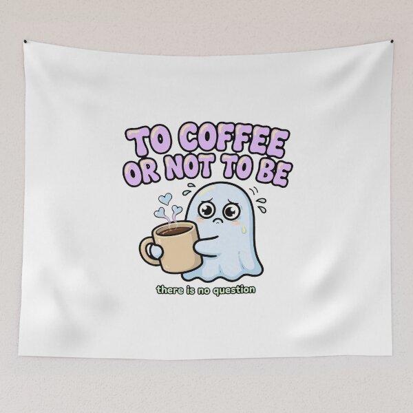 Item preview, Funny Ghost Halloween Coffee Lover designed and sold by Tininai.