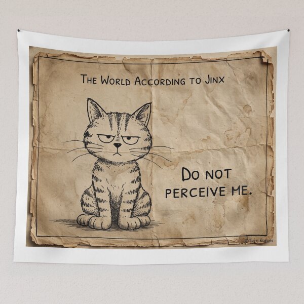 Item preview, Do Not Percieve Me. designed and sold by Murfi & Jinx By Theo Roman.