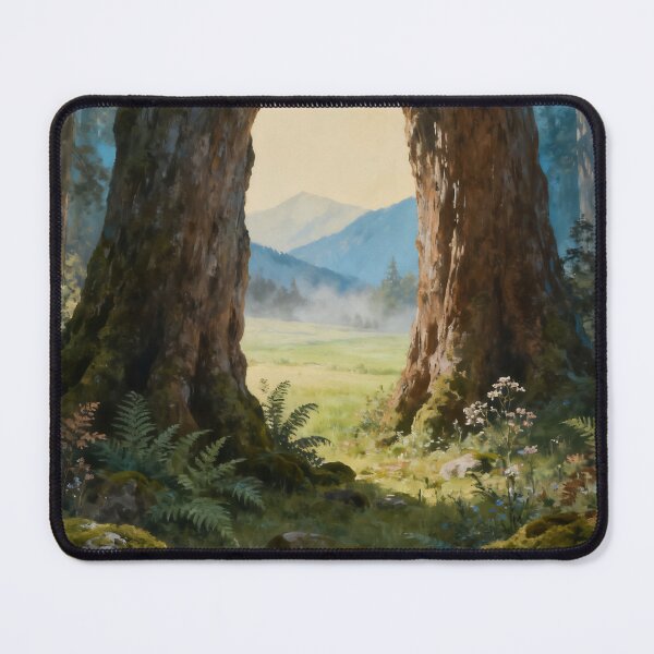Item preview, Enchanted Forest Arch Wall Art, Woodland Landscape Painting, Dreamy Nature Print, Mystical Forest Decor designed and sold by stylishdzign.