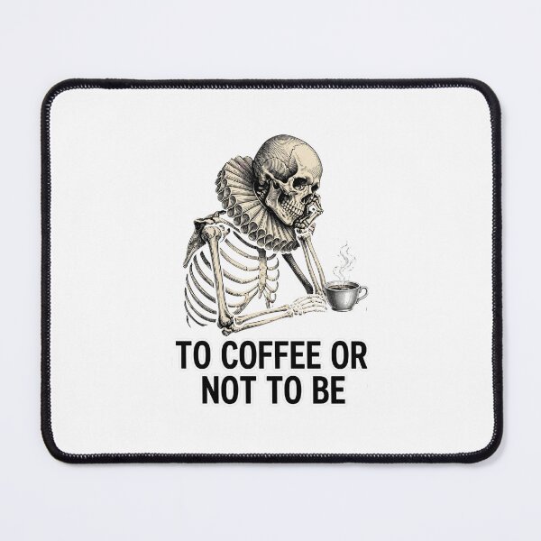 Item preview, Skeleton Hamlet Funny Dark Academia Coffee designed and sold by Tininai.