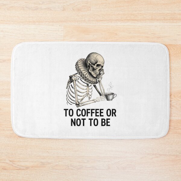 Item preview, Skeleton Hamlet Funny Dark Academia Coffee designed and sold by Tininai.