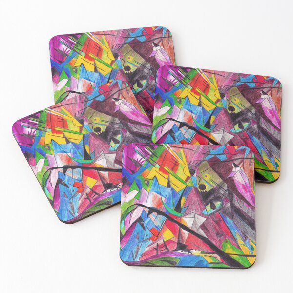 Item preview, probably a version of Franz Marc piece i drew many years ago.  designed and sold by Lorelarien.