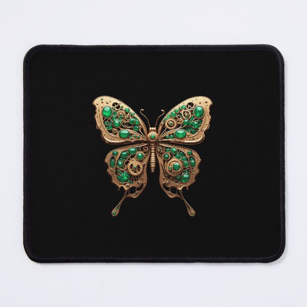 Item preview, Mechanical Butterfly in Gold and Emerald designed and sold by simoshou.