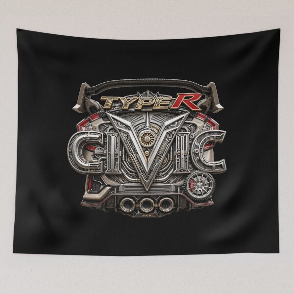 Item preview, Honda Civic Type R Design, Honda Civic Type R Artwork, JDM Performance Car, Honda Type R Graphic, Japanese Sport Compact, Performance Car Gift, Car Enthusiast Art, JDM Legend designed and sold by Typologystudios.