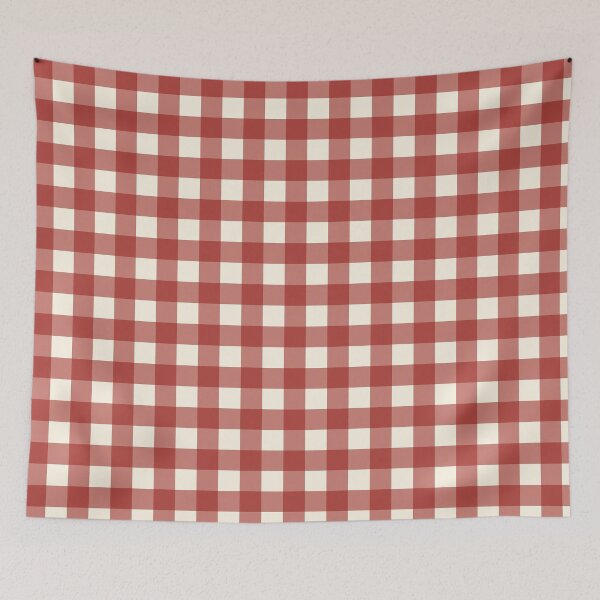 Item preview, Red Gingham Checkered Seamless Pattern designed and sold by jianina-alondra.