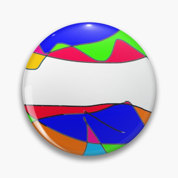 Item preview, Neon Abstract Scribble No. 4 - Bold Colour Block Line Art designed and sold by iampaulmorris.