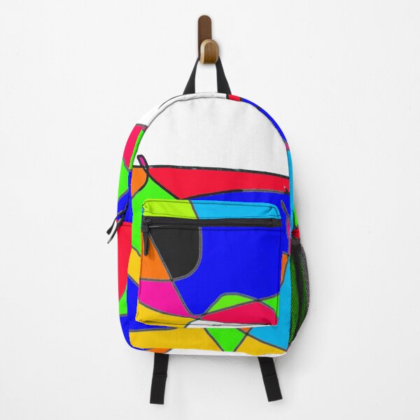 Item preview, Neon Abstract Scribble No. 4 - Bold Colour Block Line Art designed and sold by iampaulmorris.