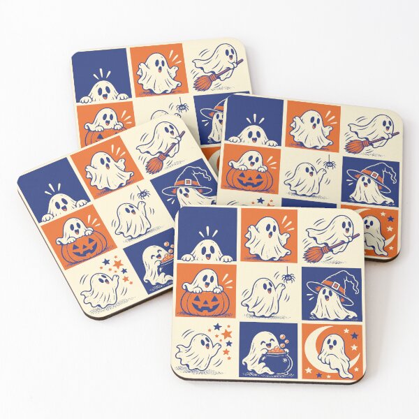 Item preview, Nine Haunts of a Happy Ghost Grid designed and sold by 89shirts.