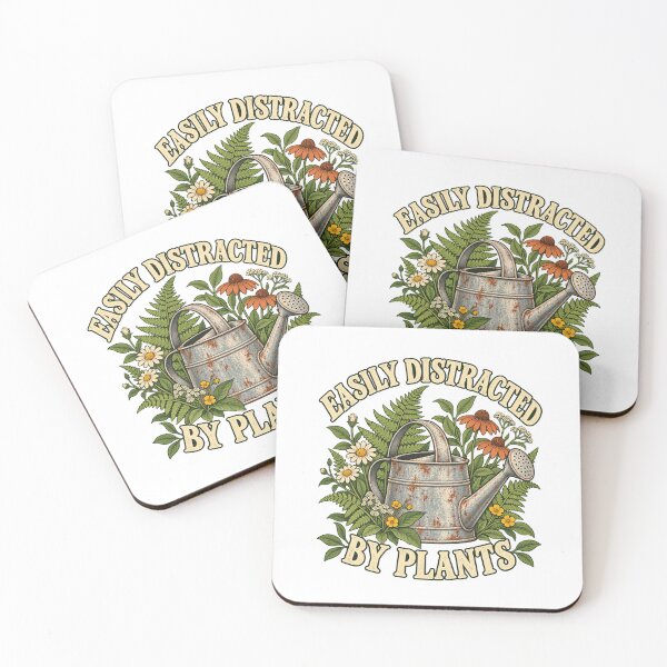 Item preview, Easily Distracted by Plants Vintage Gardener designed and sold by urbinet.