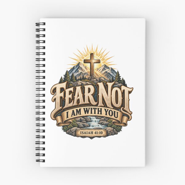 Item preview, Fear Not I Am With You – Isaiah 41:10 Christian Faith designed and sold by FaithArt777.