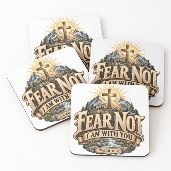 Item preview, Fear Not I Am With You – Isaiah 41:10 Christian Faith designed and sold by FaithArt777.