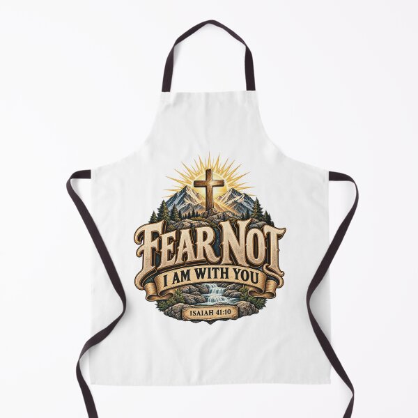 Item preview, Fear Not I Am With You – Isaiah 41:10 Christian Faith designed and sold by FaithArt777.