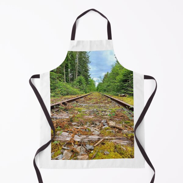 Item preview, Nature Reclaiming Overgrow forest Railroad Tracks designed and sold by ObjectAndNature.