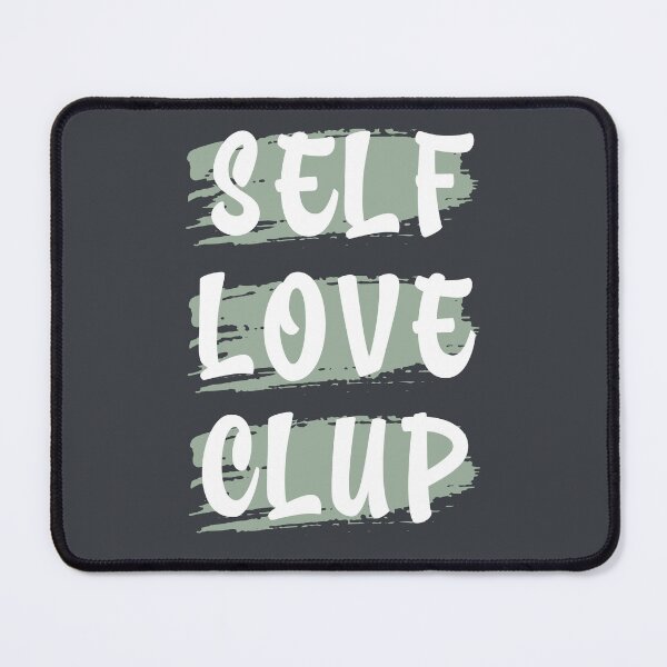 Item preview, Self Love Club Vintage Distressed Block Typography designed and sold by EchoPrint Co..