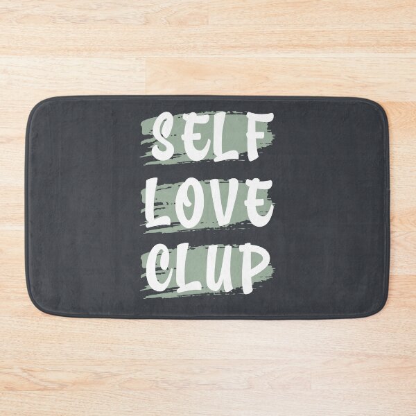 Item preview, Self Love Club Vintage Distressed Block Typography designed and sold by EchoPrint Co..