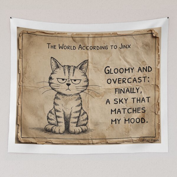 Item preview, Gloomy matches my mood designed and sold by Murfi & Jinx By Theo Roman.