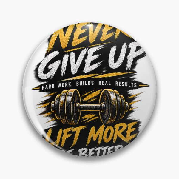 Item preview, Never Give Up Gym Motivation Fitness Design designed and sold by Gillfamilystore.