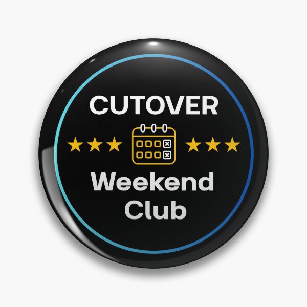 Item preview, Cutover Weekend Badge Gift for Team Coworkers designed and sold by HypercareClub.