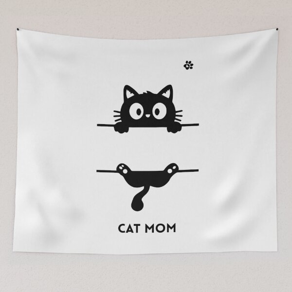 Item preview, Cat mom gift – funny cat mom design with black cat designed and sold by Katja LebenFreude.