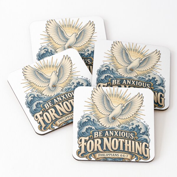 Item preview, Be Anxious for Nothing – Philippians 4:6–7 Christian Faith designed and sold by FaithArt777.