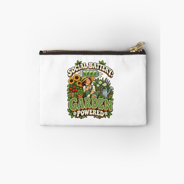 Item preview, Social Battery Garden Powered – Funny Gardener designed and sold by FaithArt777.