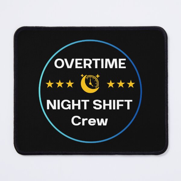 Item preview, Overtime Work Badge Gift for Team Coworkers designed and sold by HypercareClub.