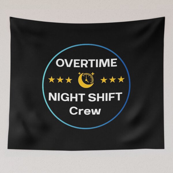 Item preview, Insignia de horas extras como regalo para compañeros de equipo. designed and sold by HypercareClub.