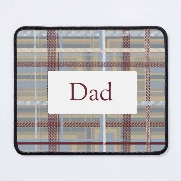 Item preview, Wheat & Blue Plaid — Textured Stripes with Deep Burgundy Contrast and ivory ribbons designed and sold by FaireWaveArt.