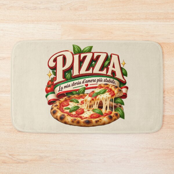 Item preview, Pizza My Most Stable Love Story - Funny Vintage Italian Design designed and sold by MetaModel Editions.