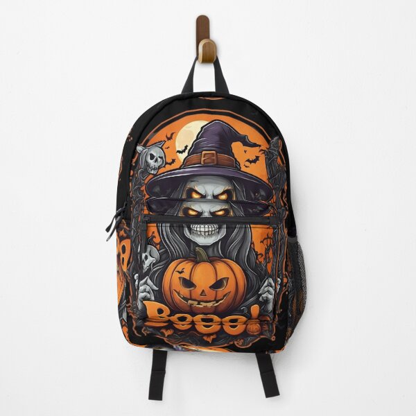 Item preview, Halloween Witch Skeleton Pumpkin Boo – Spooky Vintage Halloween Design designed and sold by Kruti Collection.