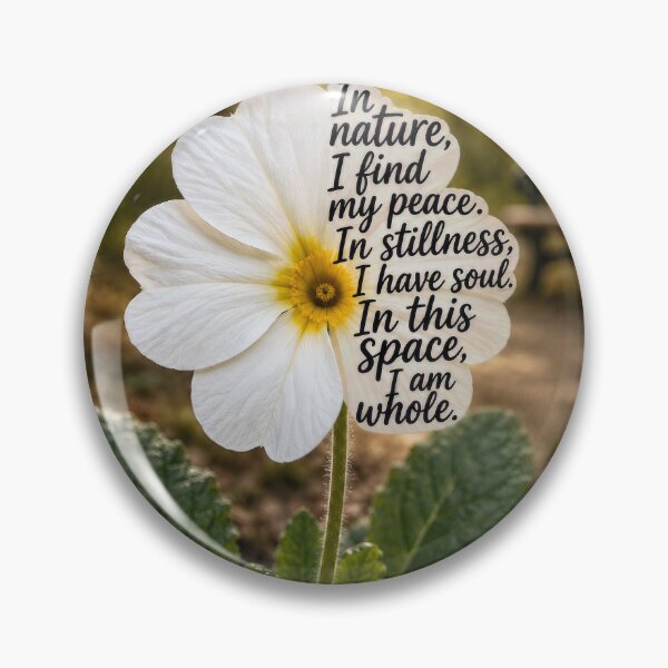 Item preview, White Primrose in Springtime Woods designed and sold by Maria Dryfhout.