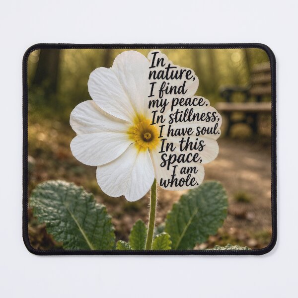 Item preview, White Primrose in Springtime Woods designed and sold by Maria Dryfhout.