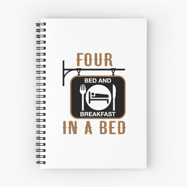 Item preview, “Four In A Bed” Hanging Sign (on White) designed and sold by PawsitiveMum3.