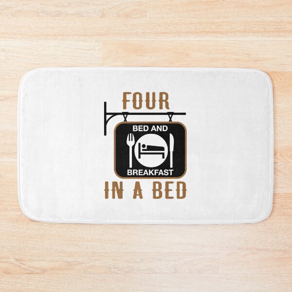 Item preview, “Four In A Bed” Hanging Sign (on White) designed and sold by PawsitiveMum3.
