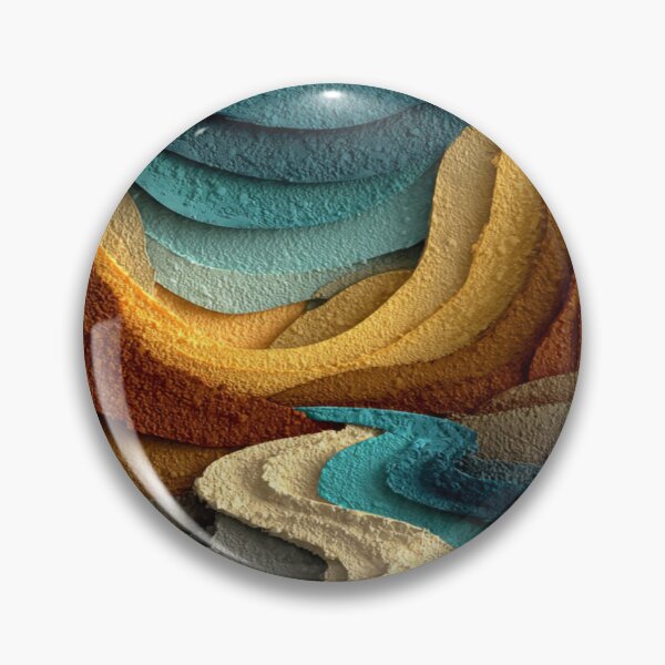 Item preview, Textured Aerial Canyon And Turquoise River designed and sold by Aliforall.