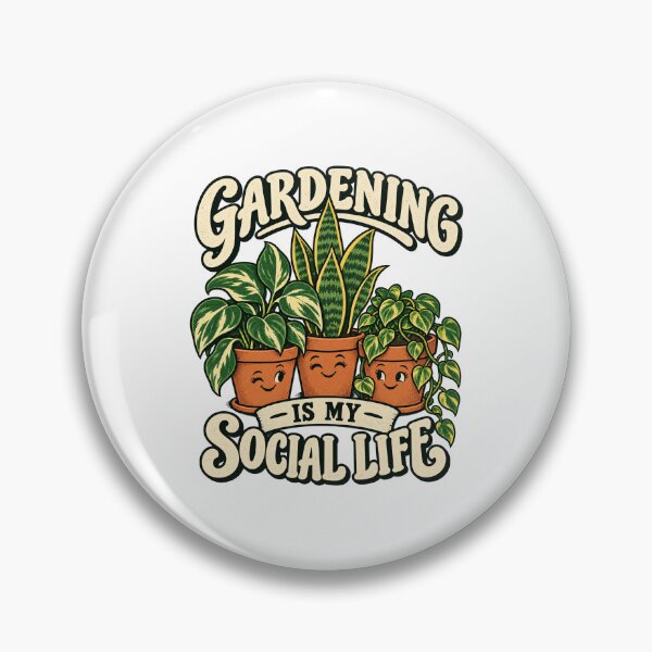 Item preview, Gardening Is My Social Life Funny Vintage Introvert Gardener designed and sold by urbinet.