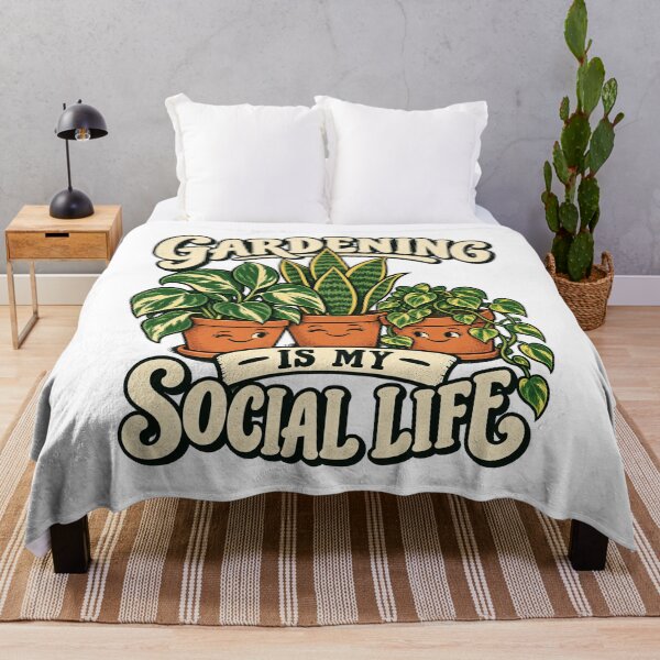 Item preview, Gardening Is My Social Life Funny Vintage Introvert Gardener designed and sold by urbinet.
