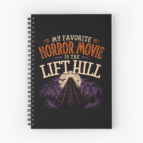 Item preview, My Favorite Horror Movie Is the Lift Hill – Spooky Coaster Parody designed and sold by Coaster Culture Industries.