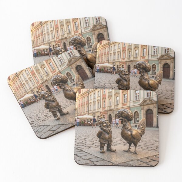 Item preview, Gnome With Polish Chicken Art Print – Polish Chicken Gift, Poland Travel Decor designed and sold by Purrfecta.