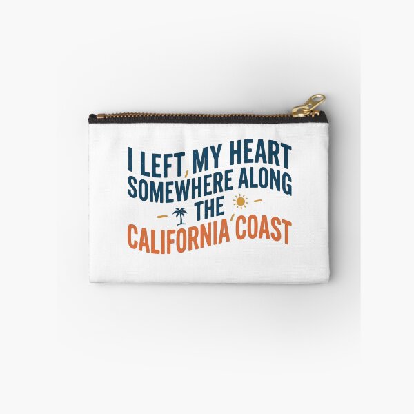 Item preview, I Left My Heart Somewhere Along The California Coast Retro Art designed and sold by mood-draftsman.