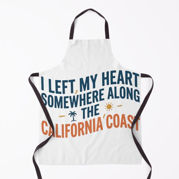 Item preview, I Left My Heart Somewhere Along The California Coast Retro Art designed and sold by mood-draftsman.