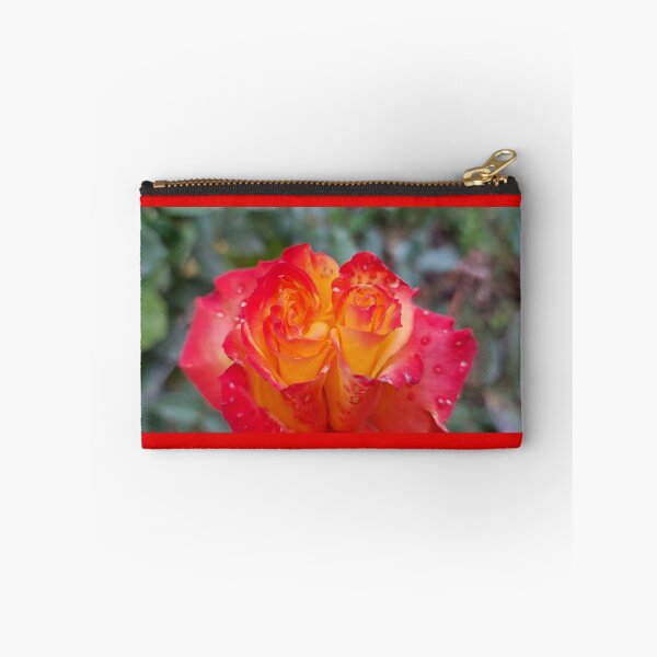 Item preview, Boi-color Crimson and gold rose Blossom Closeup designed and sold by ObjectAndNature.