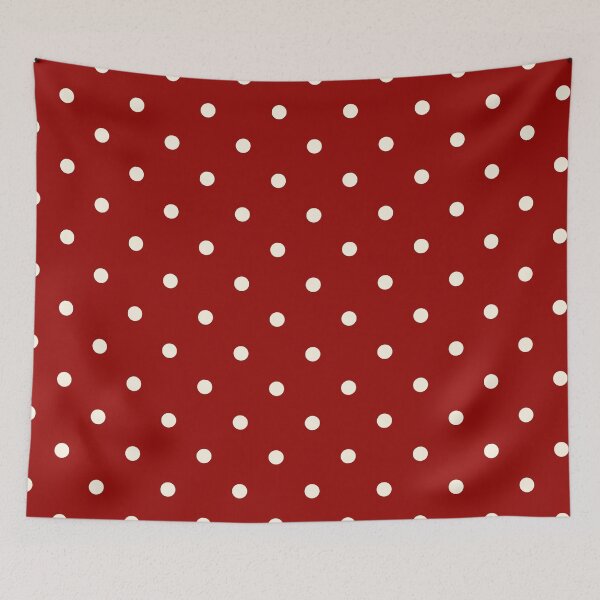Item preview, Red Polka Dot Seamless Pattern designed and sold by jianina-alondra.
