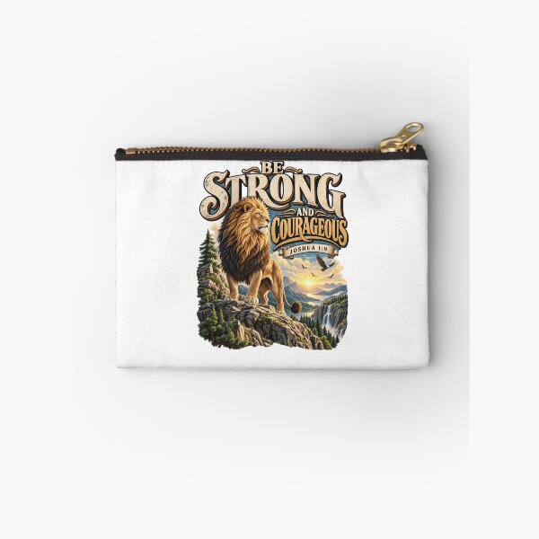 Item preview, Joshua 1:9 Be Strong and Courageous – Christian Bible Verse designed and sold by FaithArt777.